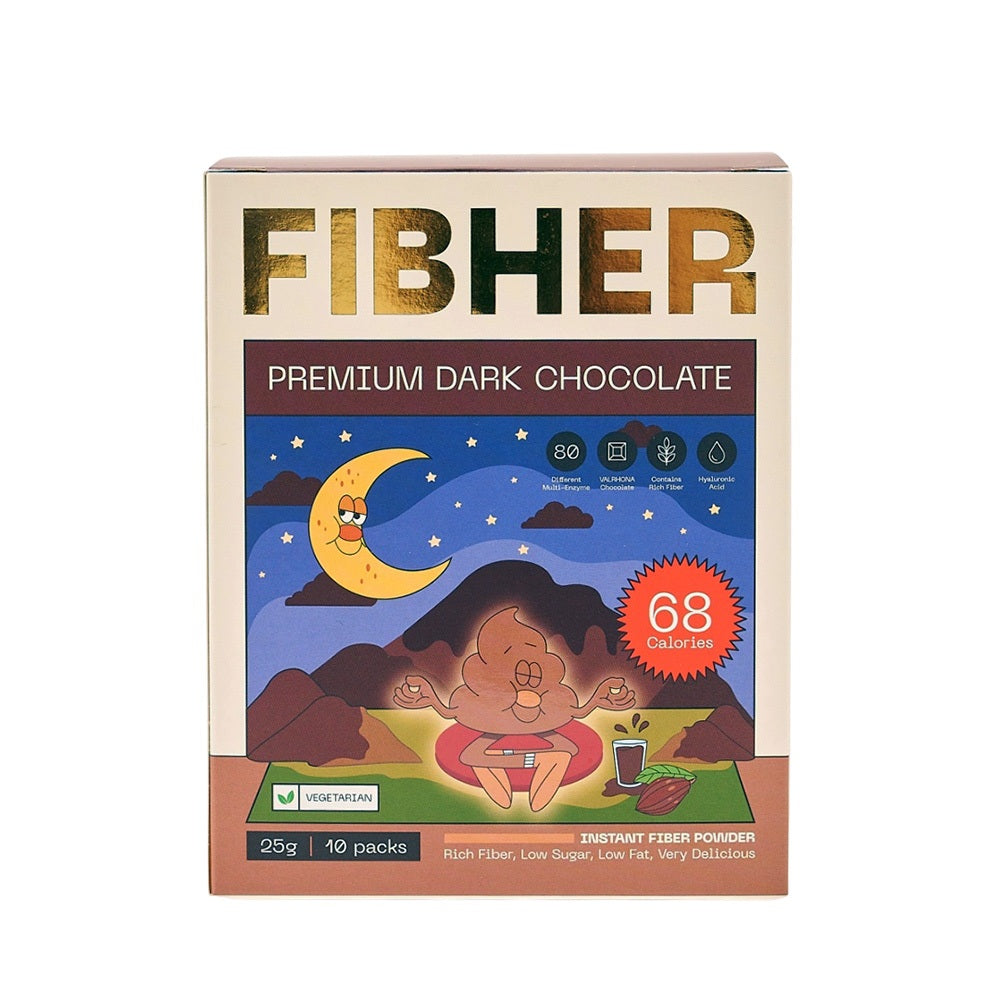 【FIBHER】纖順醇濃可可纖維飲 10包/盒 法國純黑可可 80種蔬果酵素 膳食纖維 香醇順口 體重管理 商品介紹圖 8