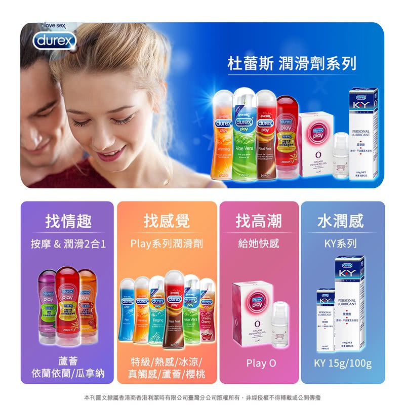 【Durex】杜蕾斯 KY潤滑劑 (100g) 潤滑液 KY潤滑液 KY潤滑劑