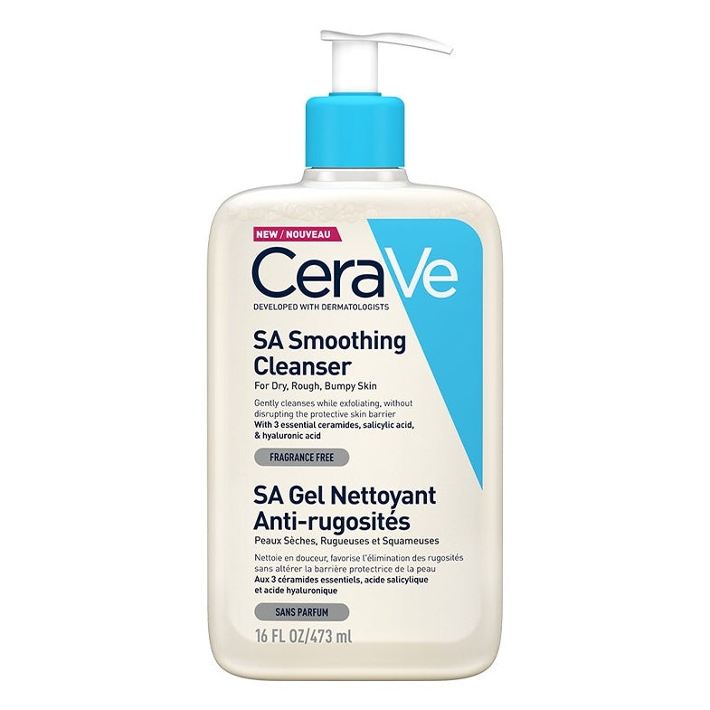 【CeraVe】適樂膚 水楊酸煥膚淨嫩潔膚露 (改善乾燥粗糙顆粒) 473ml/236ml 泡沫質地
