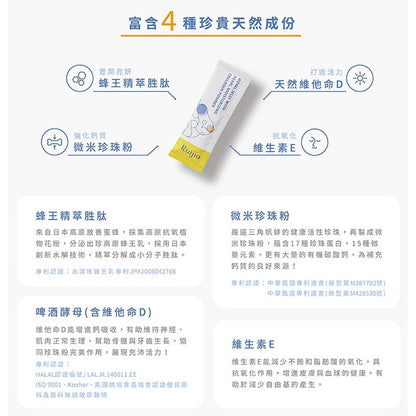 【Ruijia露奇亞】蜂王胜肽膠原蛋白 30包/盒 補充包 高濃度純淨蜂王乳 孕期補養 小分子好吸收