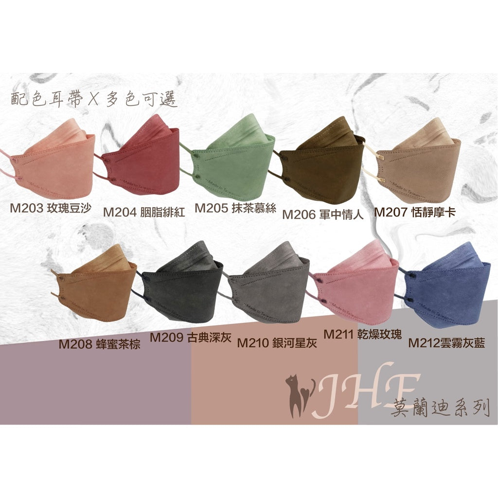 【勁赫】醫療級KF94立體口罩 10片/盒 單片獨立包裝 MIT台灣製 MD雙鋼印 醫用魚型口罩 韓版口罩