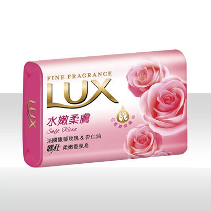 【LUX麗仕】香氛皂 水嫩柔膚 80gx6入/組 添加花香凝萃精油 清爽不緊繃 添加潤膚精華 LUX香皂