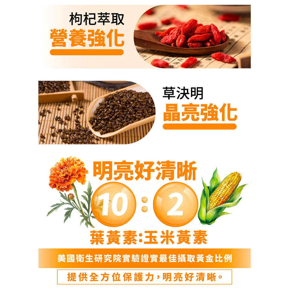 【好葉】金盞花葉黃素 全素複方膠囊(升級版) 60粒/盒 專利葉黃素 植物蝦紅素 山桑子萃取 調節生理機能 商品介紹圖 3