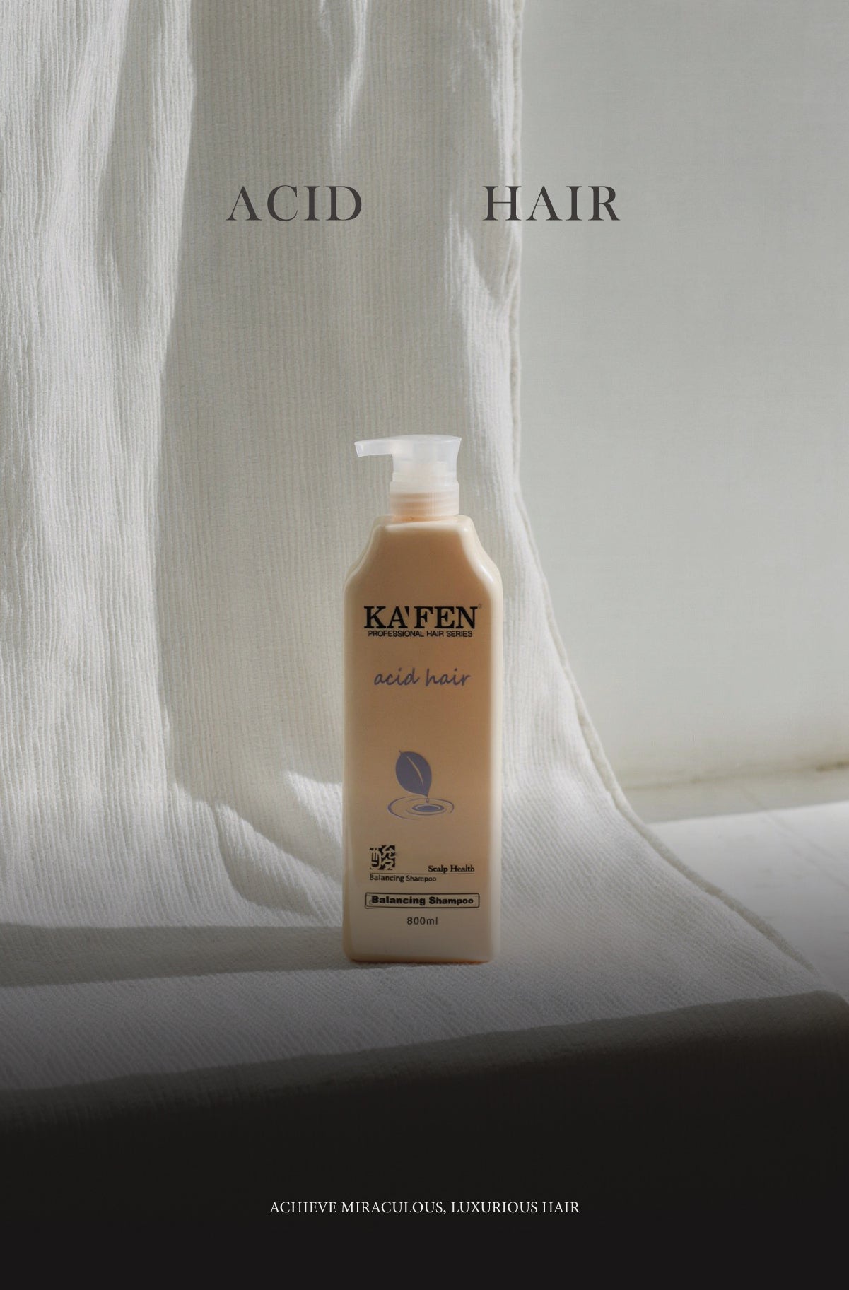 【KAFEN卡氛】亞希朵酸性蛋白系列 300ml/800ml 洗髮精 滋養霜 染後護髮 控油清爽 撫平毛燥 商品介紹圖 10