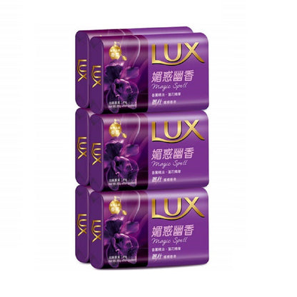 【LUX麗仕】香氛皂 魅惑幽香 80gx6入/組 花香凝萃精油添加 清爽不緊繃 添加潤膚精華 LUX香皂