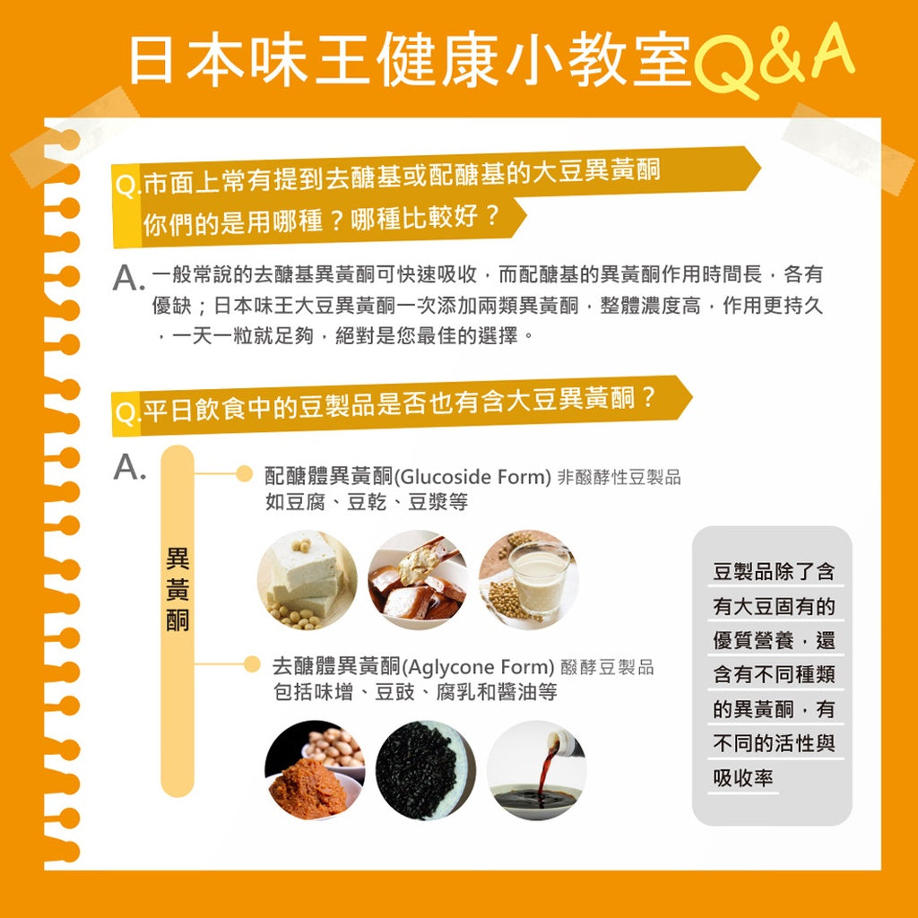 【日本味王】大豆異黃酮膠囊 30粒/盒 添加蓮花 山藥 白高顆 補充女性魅力 東阪AJIOU