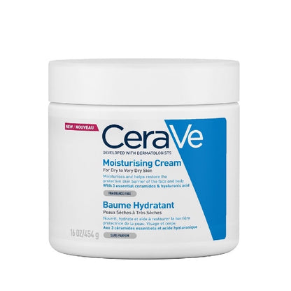 【CeraVe】適樂膚 長效潤澤修護霜 (臉部身體適用) 177ml/454ml 清爽不黏膩 修護敏感