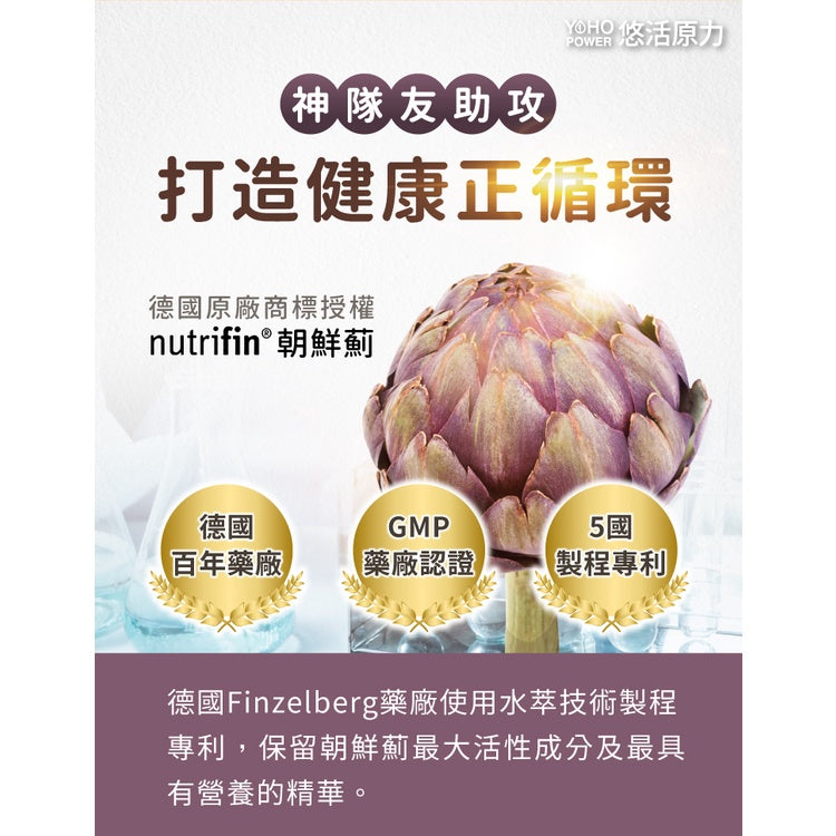 【悠活原力】悠活微米薑黃-朝鮮薊+牛磺酸+五味子 奶素可食 促進新陳代謝 增強體力