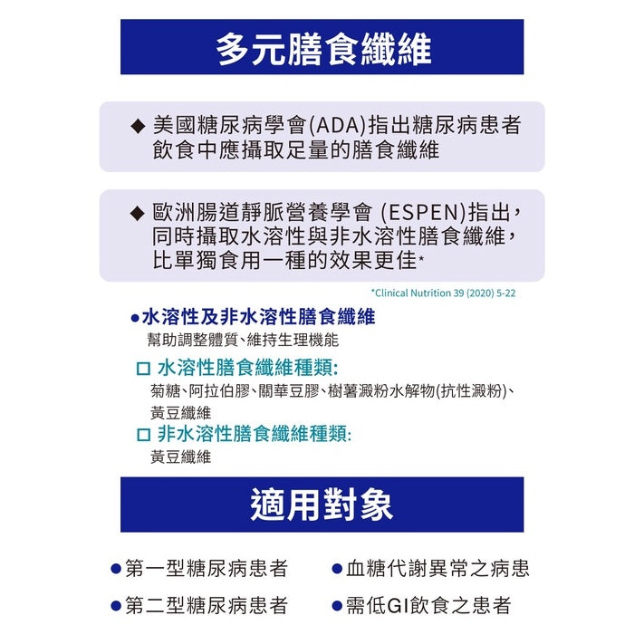 【益富】益力壯 糖尿病配方(原味) 750g/罐 低GI 優質雙蛋白 0乳糖 膳食纖維