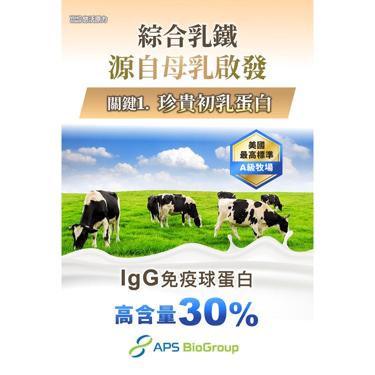 【悠活原力】YOHO敏立清乳鐵蛋白益生菌 60入/盒 敏立清 兒童益生菌 升級乳鐵配方 YOYO升級版