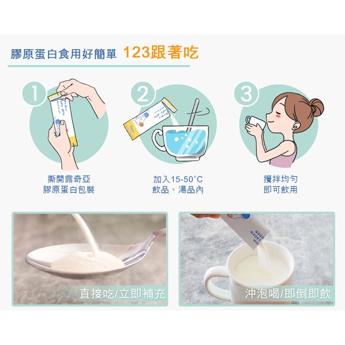 【Ruijia露奇亞】蜂王胜肽膠原蛋白 30包/盒 補充包 高濃度純淨蜂王乳 孕期補養 小分子好吸收