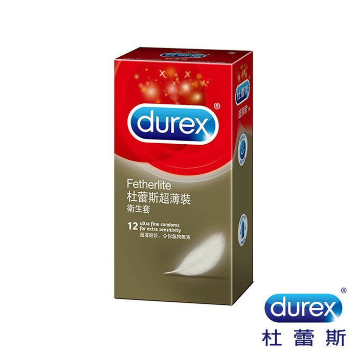 【Durex】杜蕾斯 超薄裝 保險套(12入/盒)