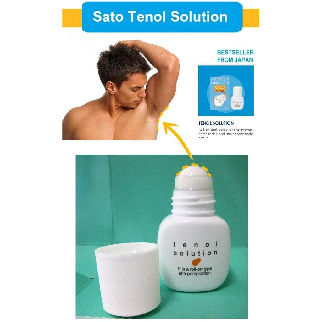 【SATO佐藤】日本 達濃露液 制汗滾珠瓶 30ml tenol 止汗滾珠瓶 快速滲透 滾珠設計