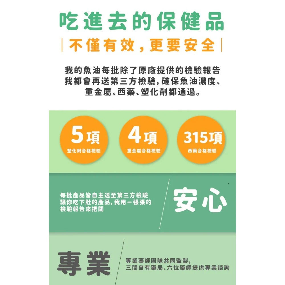 【藥師健生活】兒童小魚油 45顆/盒 rTG型態 咀嚼式軟膠囊 橘子口味 無腥味 兒童魚油 兒童保健 商品介紹圖 10
