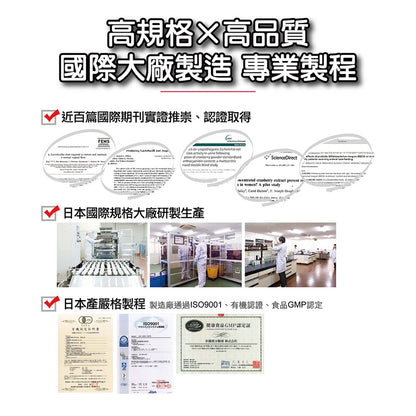 【IKOR醫珂】私舒蔓 蔓越莓益生菌 15包/盒 日本製 紅葡萄葉萃取 私密調理 獨家專利成分