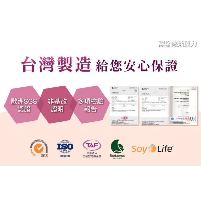 【悠活原力】悠活大豆萃取膠囊(含大豆異黃酮) 60粒/盒 蜂王乳 更年期 養顏複方 熟女青春配方 助眠