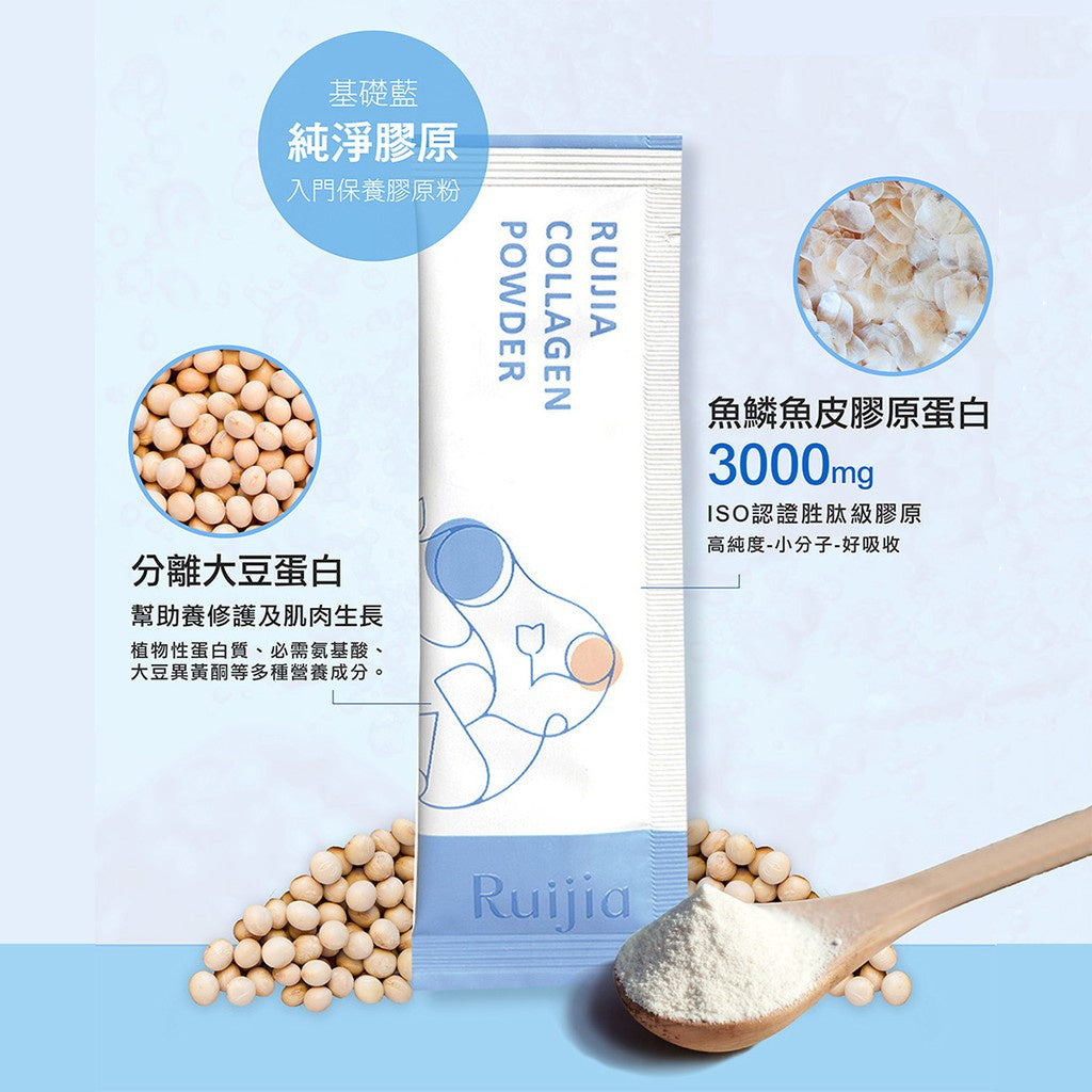 【Ruijia露奇亞】優質純淨膠原蛋白 30包/盒 補充包 百分百純天然 小分子好吸收 無人工添加物