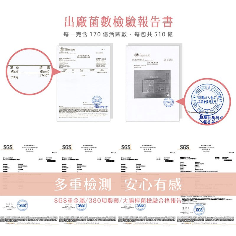 【Ruijia露奇亞】消化益生菌 65包/袋 美國專利杜邦菌株 冰晶包埋技術 200億活菌數 維生素U