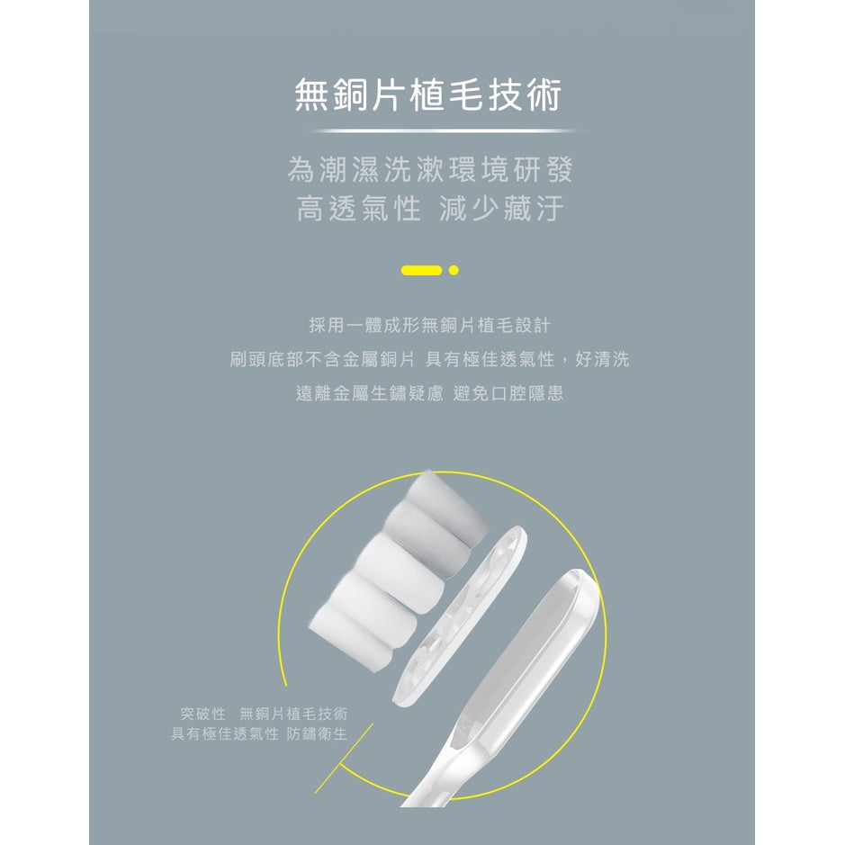 【刷樂】濃密深潔牙刷(聶永真聯名款) 1入 全新厭色系 刷樂牙刷 超輕無感纖細軟毛 低刺激 敏弱齦適用