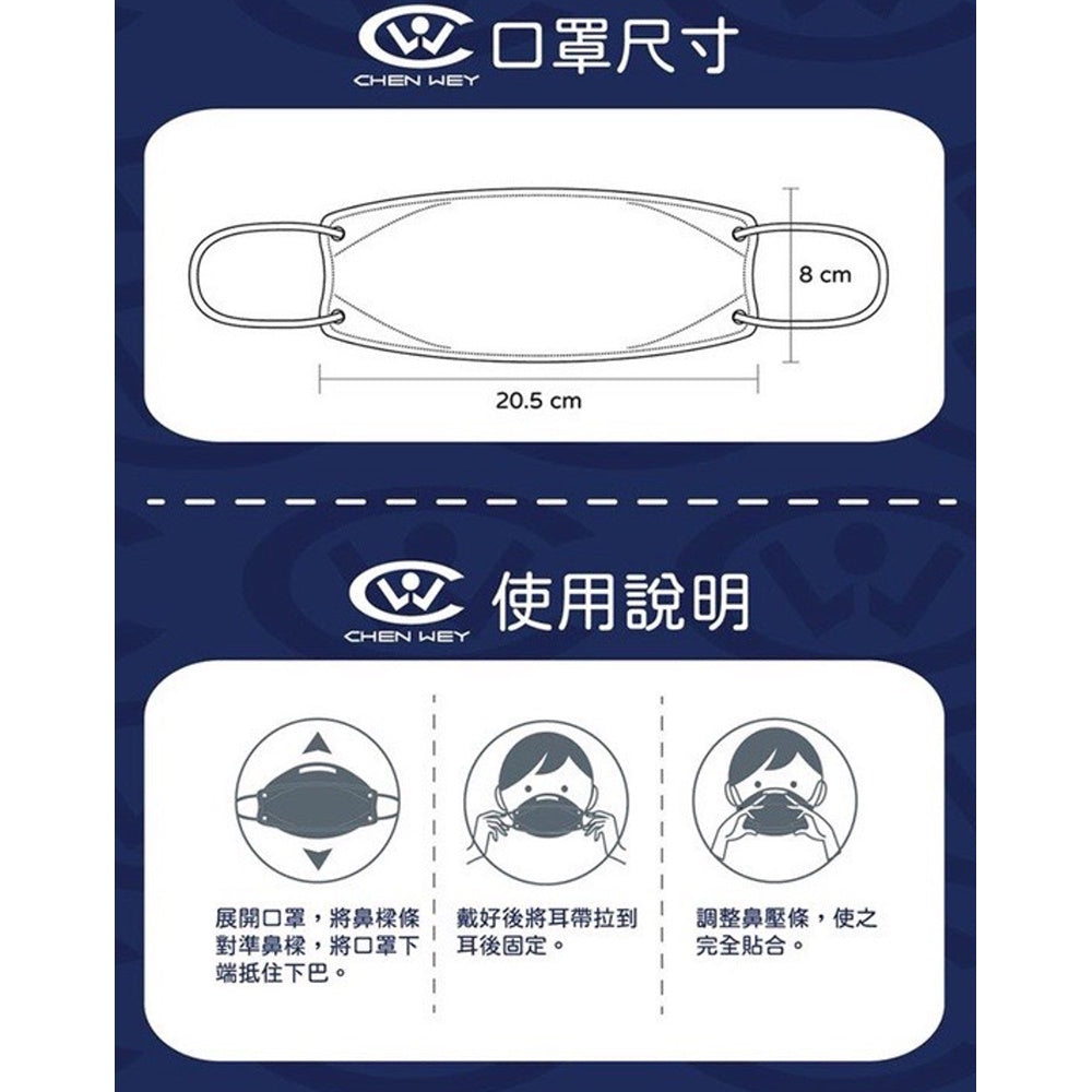【丞威】韓版4D立體KF94口罩 10片/盒 台灣製造 11色可選 醫療口罩 莫蘭迪色系 大地色系