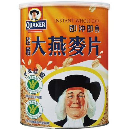【桂格】即沖即食大燕麥片 1100g/罐 獲得國家健康雙認證 無添加糖 有助於降低血中總膽固醇 健康食品