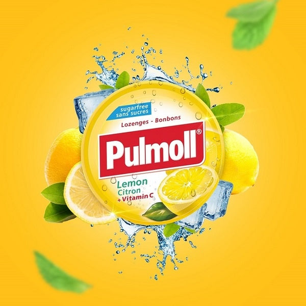 【寶潤Pulmoll】無糖潤喉糖 45g 櫻桃/超涼薄荷/山茶尤加利/檸檬/橘子 五款可選 德國進口