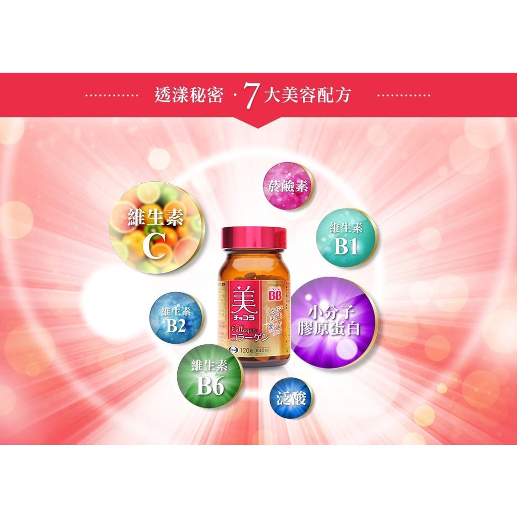 【ChocolaBB俏正美】膠原錠 120錠/瓶 公司貨 俏正美膠原錠 7效合一美容配方 Collagen