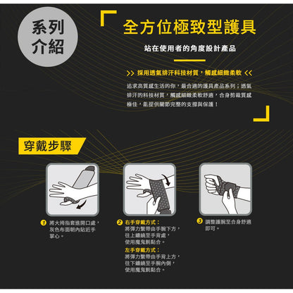 【3M】FUTURO護多樂 全方位極致型護腕 1入 預防運動傷害 透氣排汗 纏繞式設計穿脫容易 運動護具