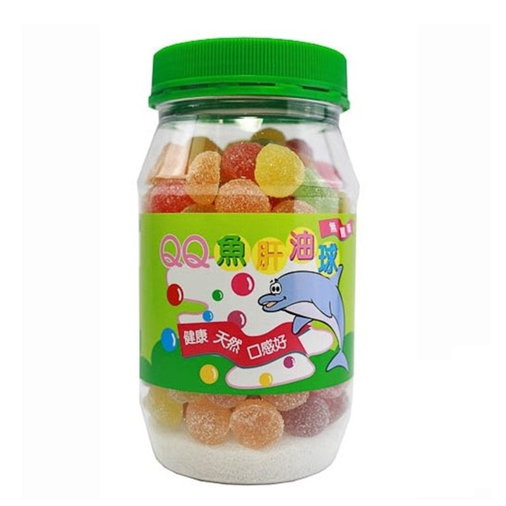 魚肝油QQ軟糖球 300g/罐