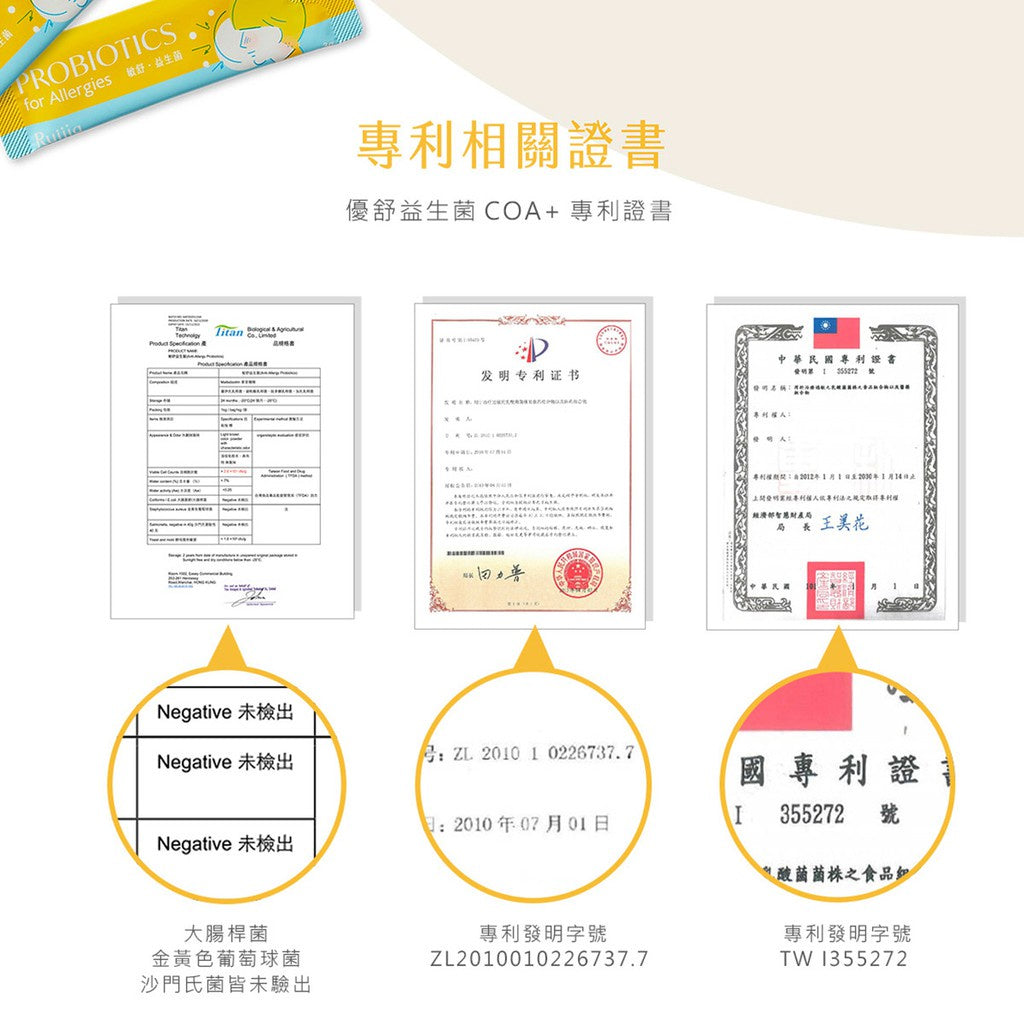 【Ruijia露奇亞】優舒益生菌 65包/袋 母乳培養專利菌株 調整日常體質 200億活菌 專利八大益菌