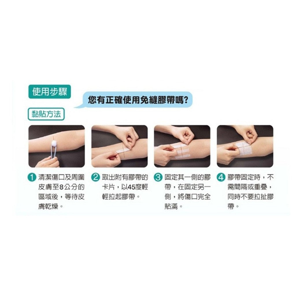 【3M】免縫膠帶 小傷口/中傷口/大傷口/剖腹產專用 四款任選 美容膠帶 3M免縫膠帶 加量包