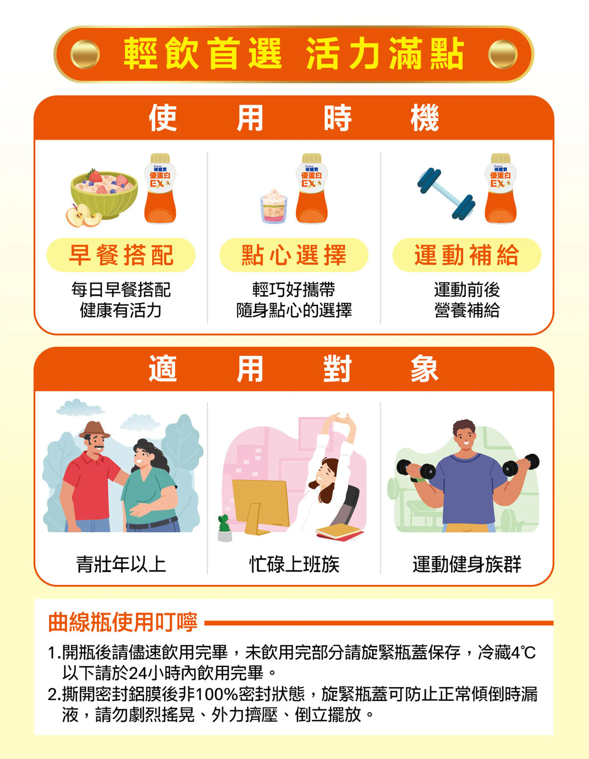 【補體素】優蛋白EX(原味) 237mlx24罐 補體素優蛋白 無乳糖 無膽固醇 低鈉 奶素可 商品介紹圖 5