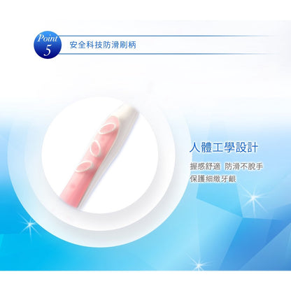 【刷樂】極薄深潔牙刷 3入/組 德國專利刷毛 刷樂牙刷 雙尖極細軟毛 刷樂極薄系列