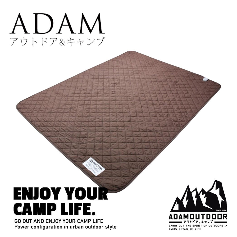 【ADAM】露營電熱毯(附收納包) 軍風電熱毯 電熱毯 電暖毯 韓國製 發熱毯 可水洗 寒流必備 戶外露營