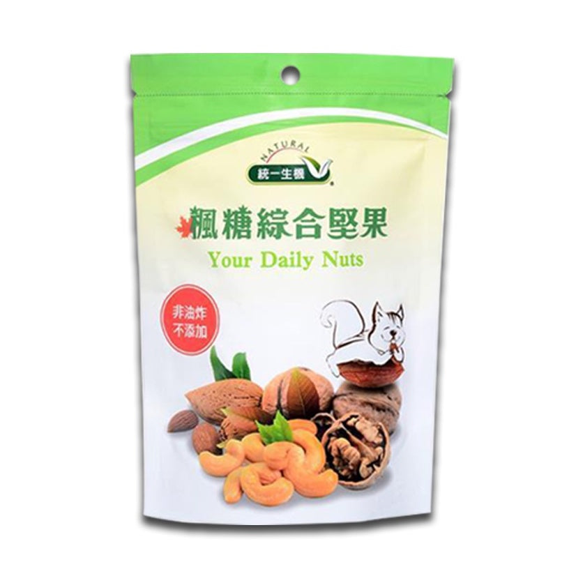 【統一生機】綜合堅果系列 鹽烤帶皮腰果/黑糖可可腰果/薑黃綜合堅果/椒鹽綜合堅果/楓糖綜合堅果 養生零嘴