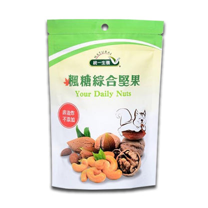 【統一生機】綜合堅果系列 鹽烤帶皮腰果/黑糖可可腰果/薑黃綜合堅果/椒鹽綜合堅果/楓糖綜合堅果 養生零嘴