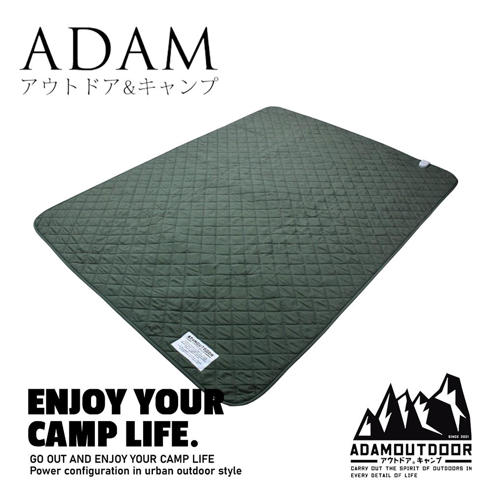 【ADAM】露營電熱毯(附收納包) 軍風電熱毯 電熱毯 電暖毯 韓國製 發熱毯 可水洗 寒流必備 戶外露營