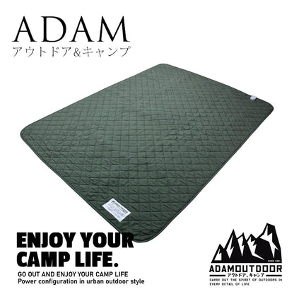 【ADAM】露營電熱毯(附收納包) 軍風電熱毯 電熱毯 電暖毯 韓國製 發熱毯 可水洗 寒流必備 戶外露營