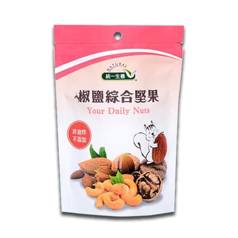 【統一生機】綜合堅果系列 鹽烤帶皮腰果/黑糖可可腰果/薑黃綜合堅果/椒鹽綜合堅果/楓糖綜合堅果 養生零嘴