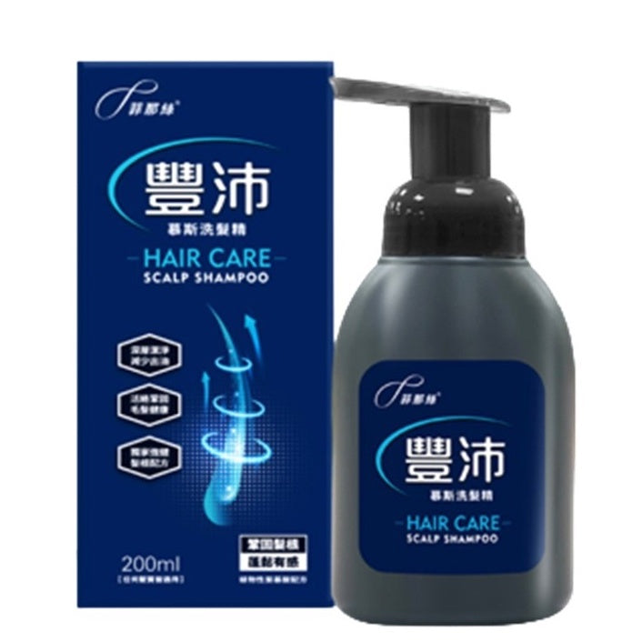 【菲那絲】豐沛慕斯洗髮精 200ml 平衡滋養 藥局通路限定 鞏固毛髮 溫和清潔