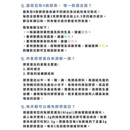 【Ruijia露奇亞】優質純淨膠原蛋白粉 65入/袋 補充袋 純魚類膠原蛋白 小分子膠原蛋白 露奇亞膠原蛋白