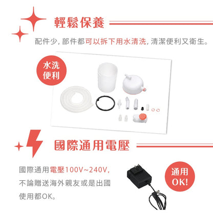 【BabySmile】電動吸鼻器 S-504 新生兒適用吸鼻器 方便攜帶 國際電壓 BABYSMILE吸鼻器