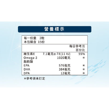 【三多】專利高純度魚油軟膠囊 30粒/盒 無腥味 西班牙專利 三多魚油 調整體質 身體舒暢