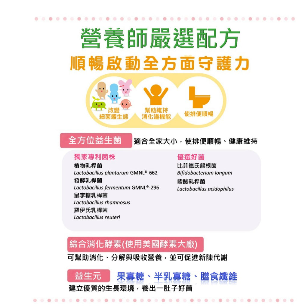 【景岳】優菌多益生菌粉包 100包/盒 黃金配方 景岳益生菌 專利認證菌株 綜合消化酵素+益生元 多多口味