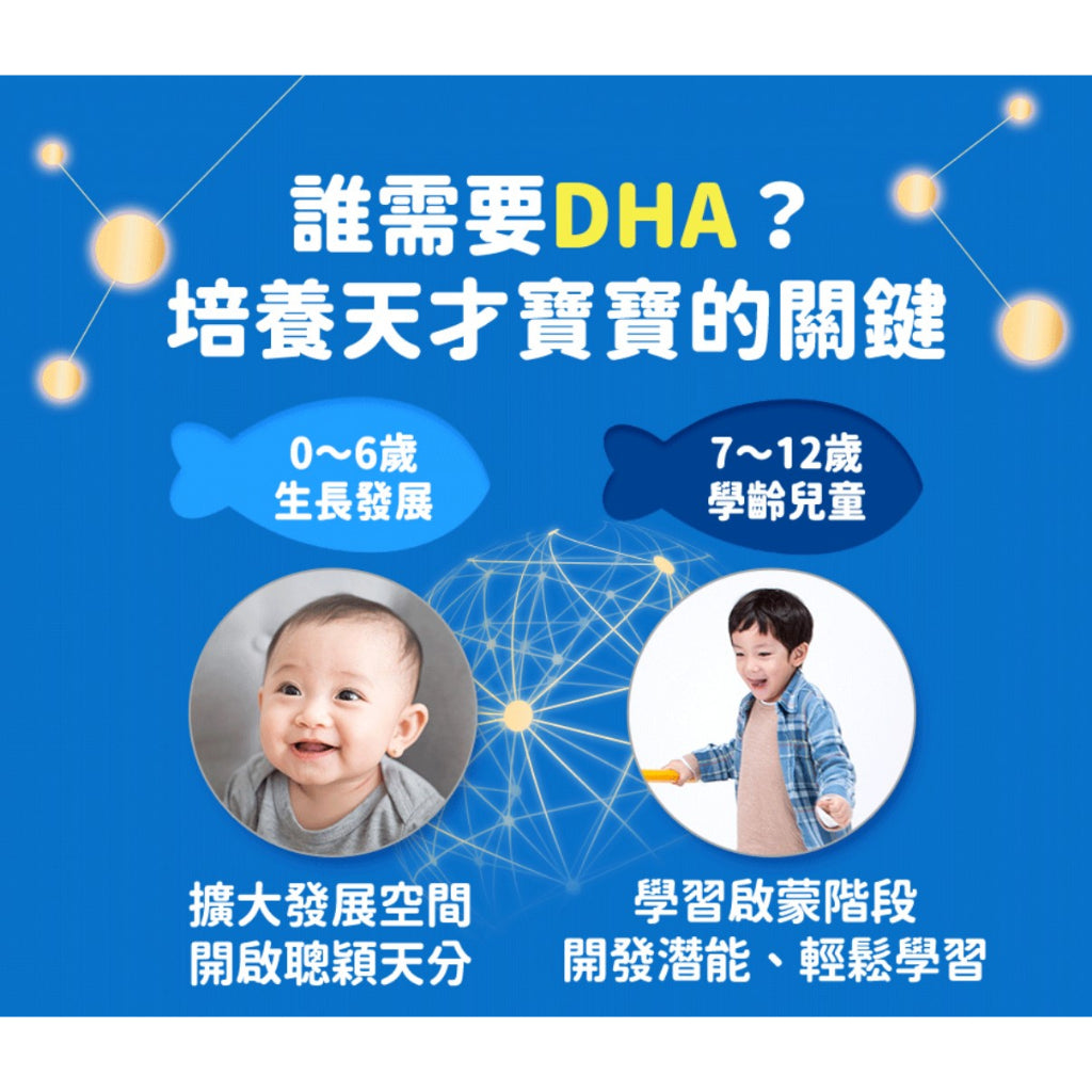 【船井生醫】DHA兒童純淨魚油 30顆/盒 0-12歲適用 無腥味 高濃度85%DHA 迷你軟膠囊 日本專利