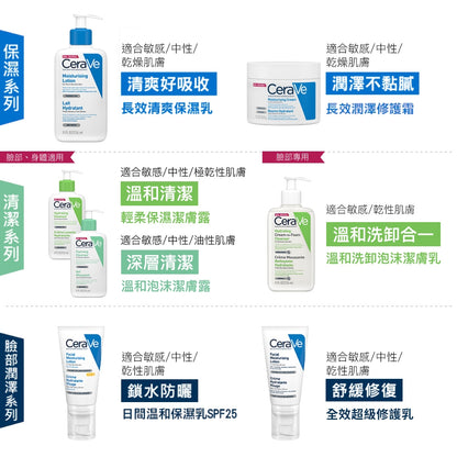 【CeraVe】適樂膚 日間溫和保濕乳SPF30 52ml 鎖水防曬 臉部乳液 臉部潤澤系列