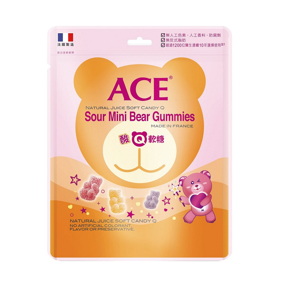 【ACE】機能Q軟糖 無糖Q/字母Q/水果Q/酸熊Q ACE軟糖 ACE無糖軟糖 SUPER KIDS軟糖 牙博士棒棒糖