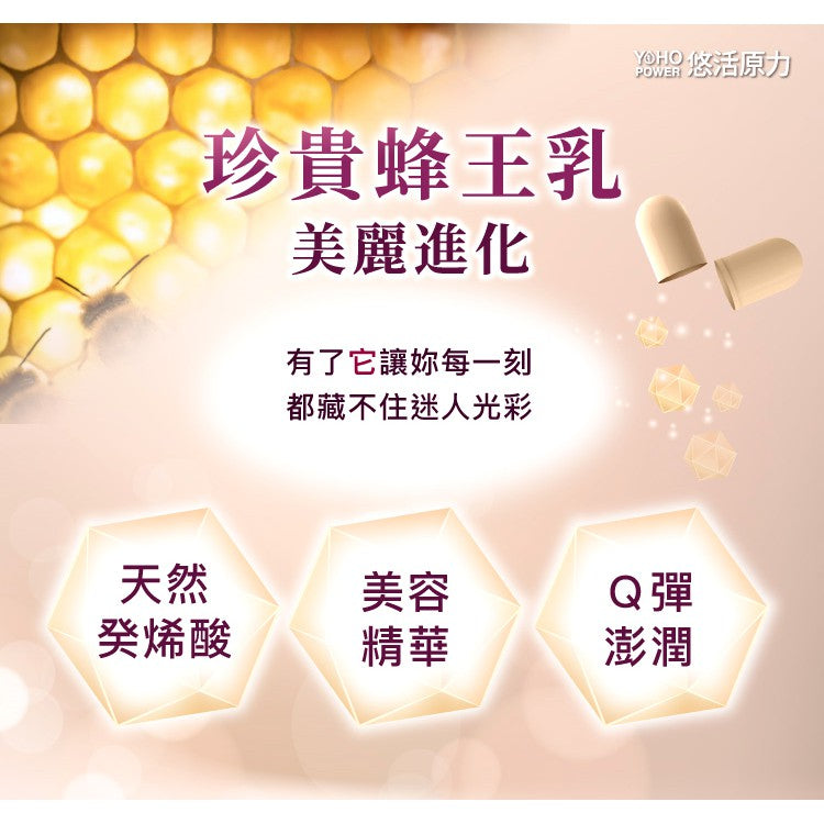 【悠活原力】悠活大豆萃取膠囊(含大豆異黃酮) 10粒/盒 蜂王乳 更年期 養顏複方 熟女青春配方 助眠