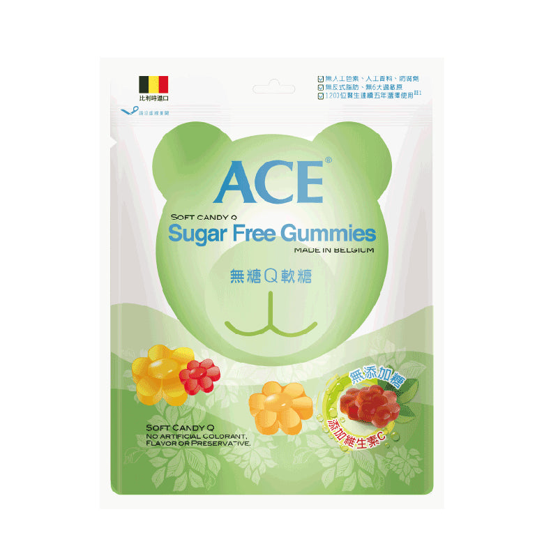 【ACE】機能Q軟糖 無糖Q/字母Q/水果Q/酸熊Q ACE軟糖 ACE無糖軟糖 SUPER KIDS軟糖 牙博士棒棒糖