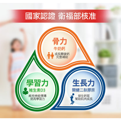 【船井生醫】牛奶鈣魚膠原粉(衛福部核准健康食品) 15入/60入 成長水解配方 船井funcare